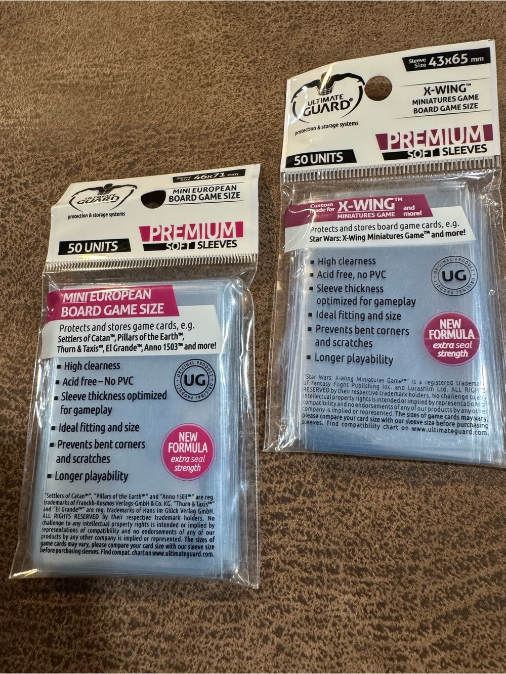 Premium Card Sleeves - Clear (50 Units)